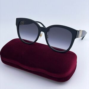 SALE! NEW Gucci GG1028SK 006 Black Grey Gradient Square Women Sunglasses